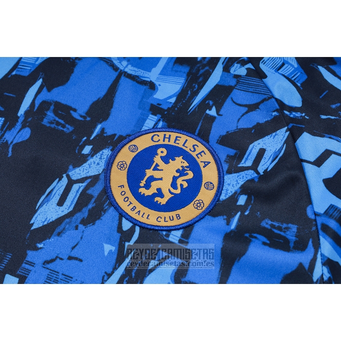 Chandal del Chelsea Manga Corta 2023-2024 Azul - Pantalon Corto